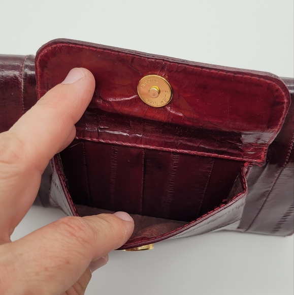 VINTAGE | genuine eelskin fold wallet - Picture 5 of 14